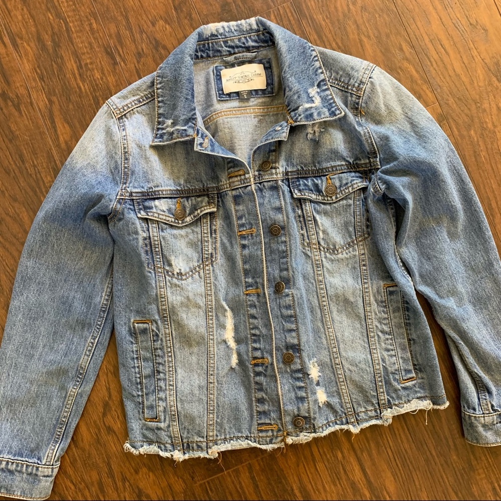 Distressed Denim Jacket